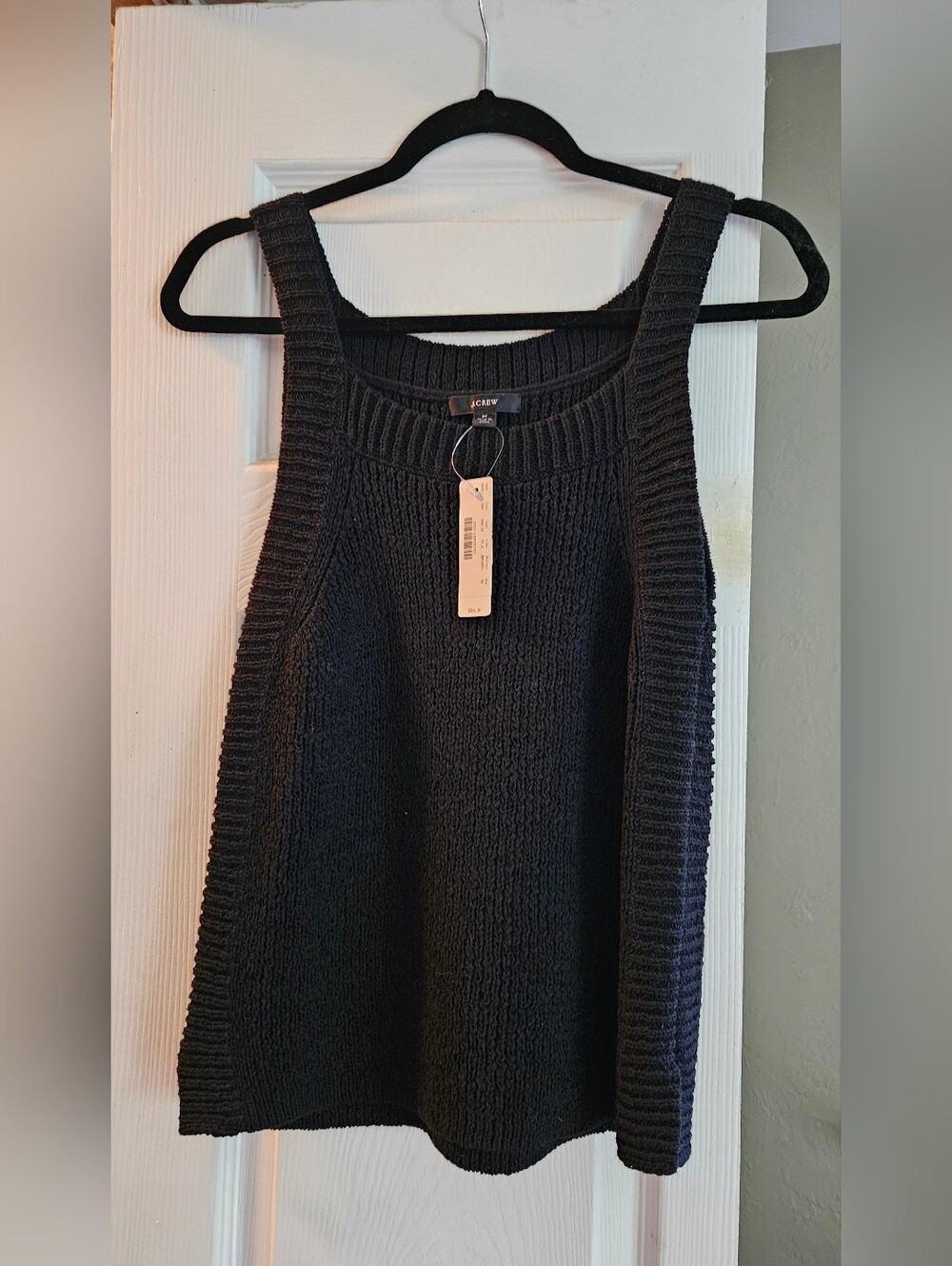 J. Crew Black And Ivory Knit Tank Tops - Two For One!